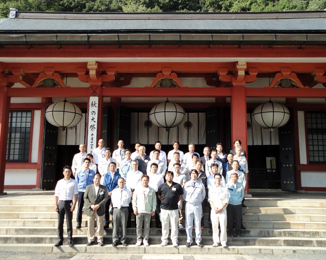 安全祈願祭の様子