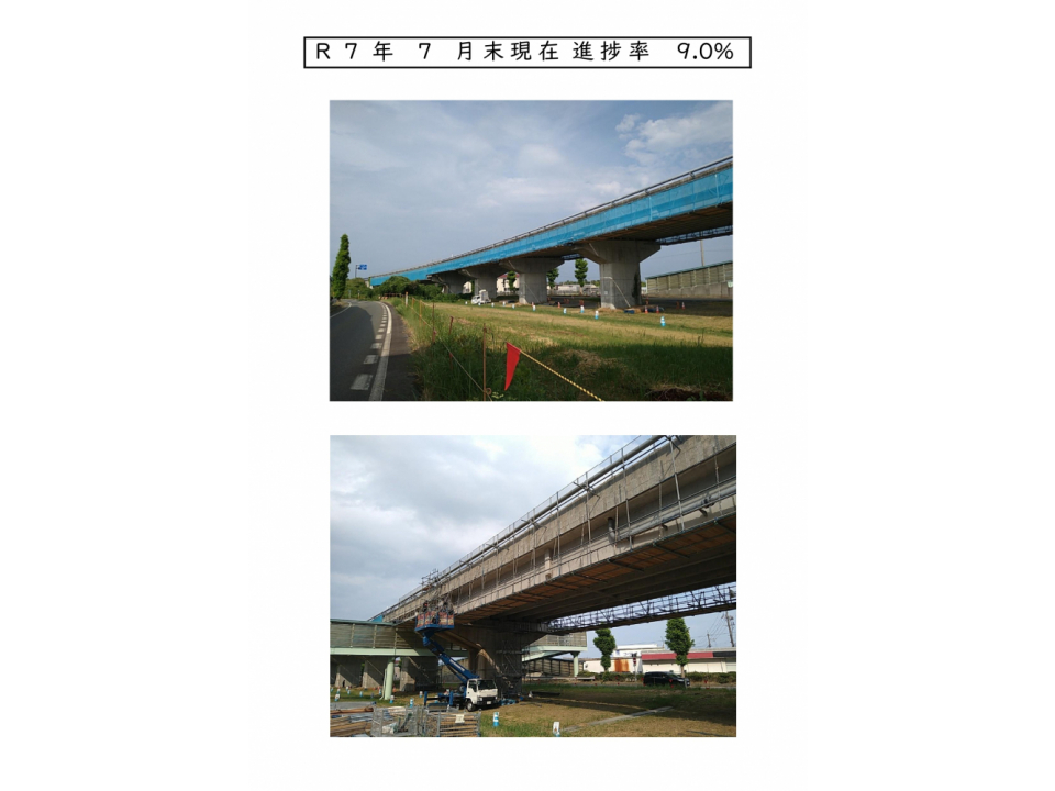 国道161号新庄高架橋他補修工事 写真3