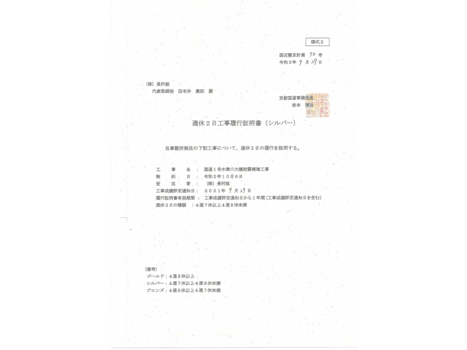 国道1号木津川大橋耐震補強工事 写真8
