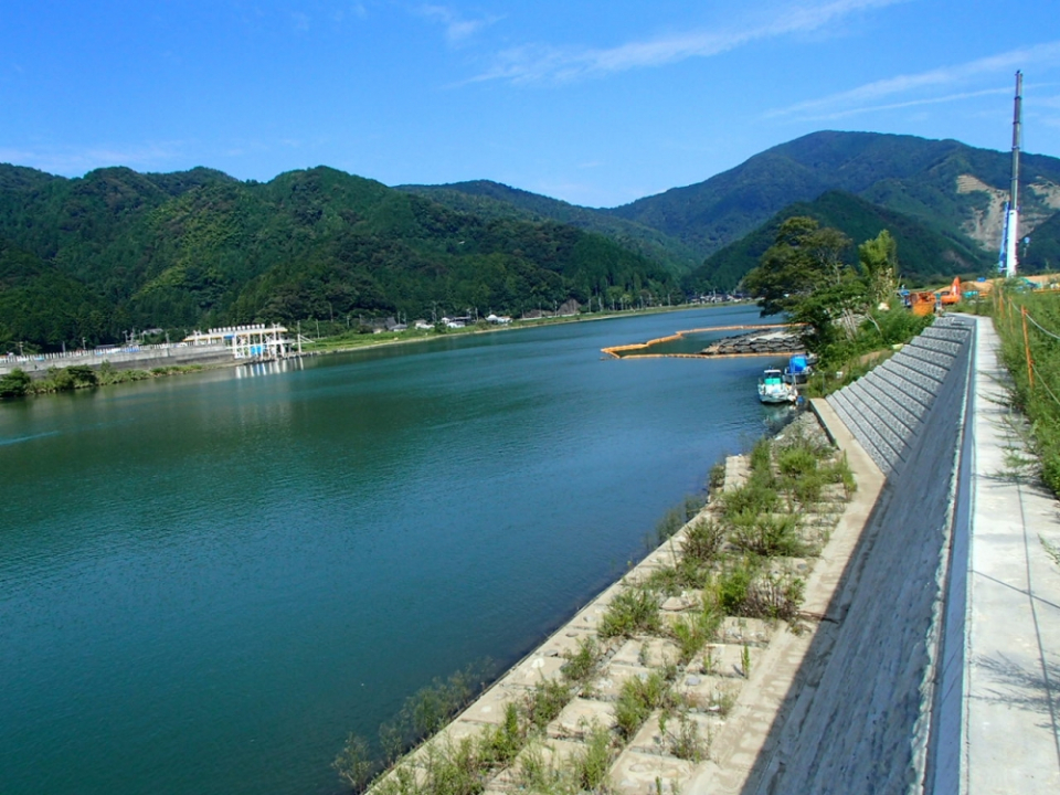 土佐川樋門地盤改良工事　写真1