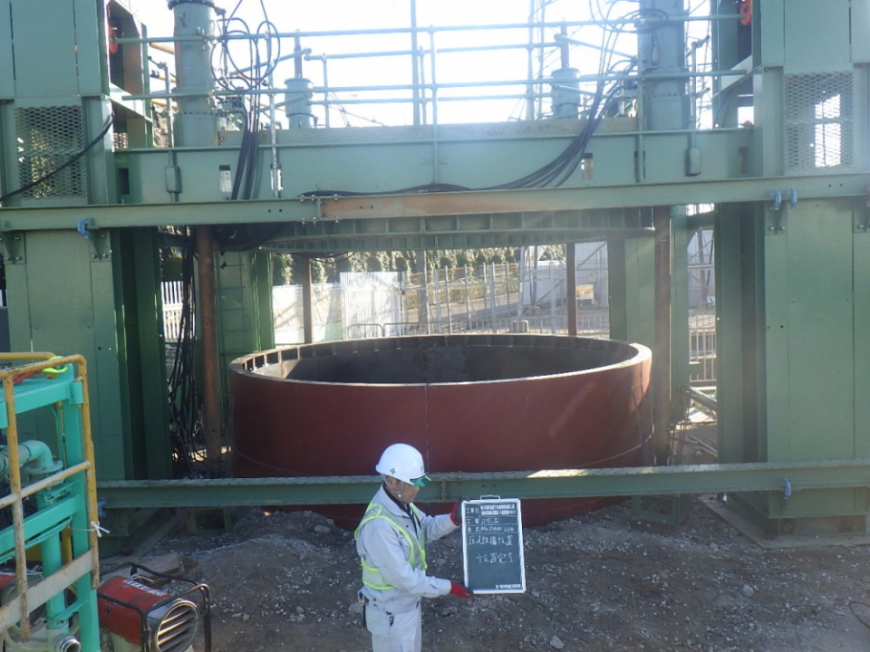 桂川右岸流域下水道幹線管渠工事(雨水南幹線五間堀川5接続施設その1) 写真1