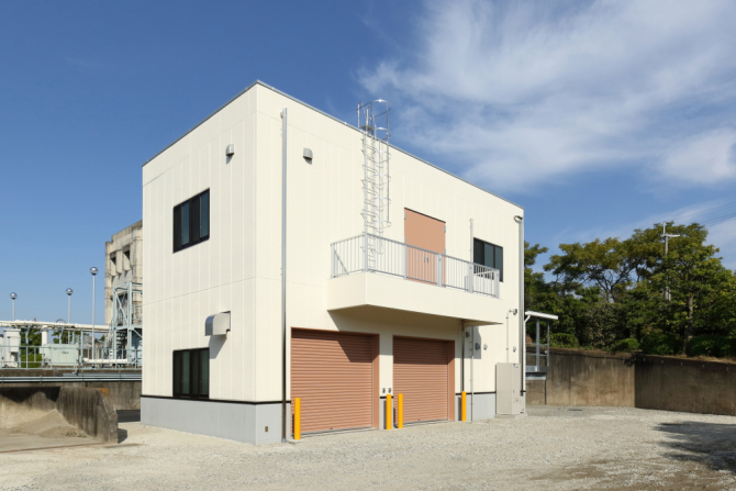 鳥羽水環境保全センター洗砂施設棟