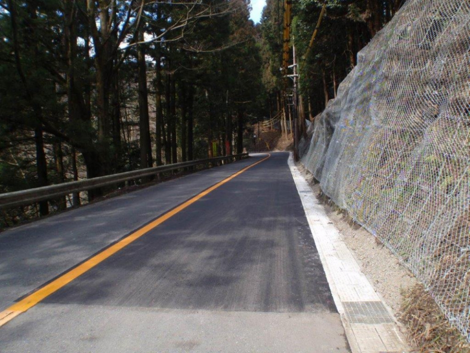 災害防除(国道367号)(その9)工事 写真2