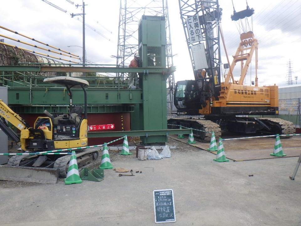 桂川右岸流域下水道幹線管渠工事(雨水南幹線五間堀川5接続施設その1) 写真2