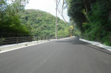山王仙郷谷線道路拡幅工事 写真2