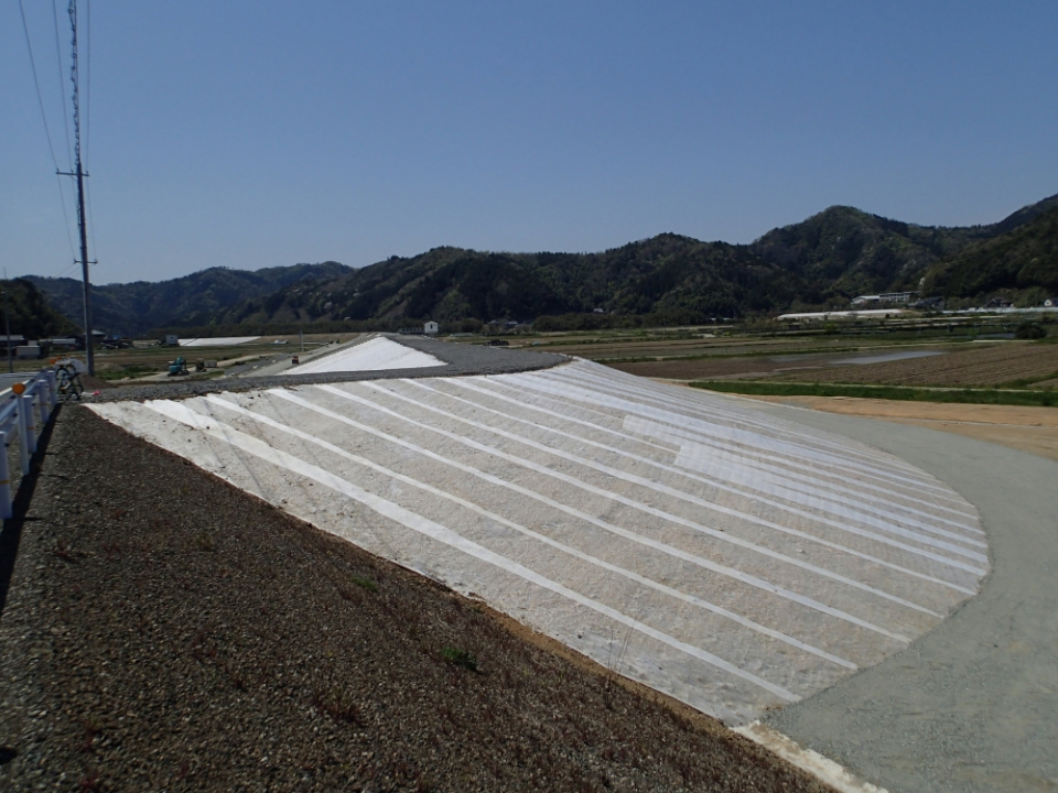 上東地区中流築堤他工事 写真3