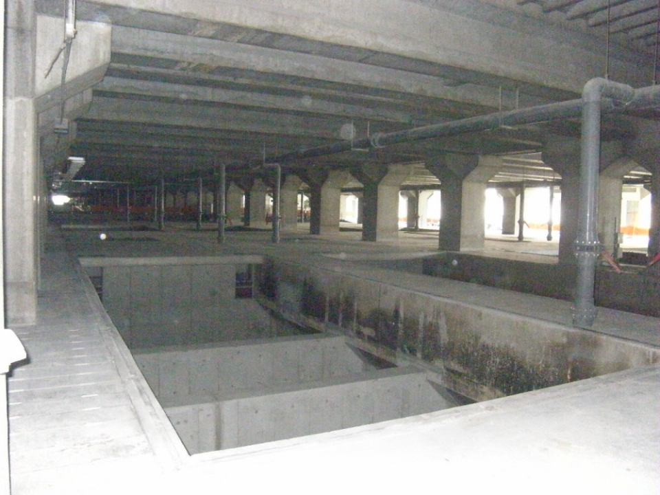 桂川右岸流域下水道 洛西浄化センター建設工事(A系水処理施設土木) 写真3