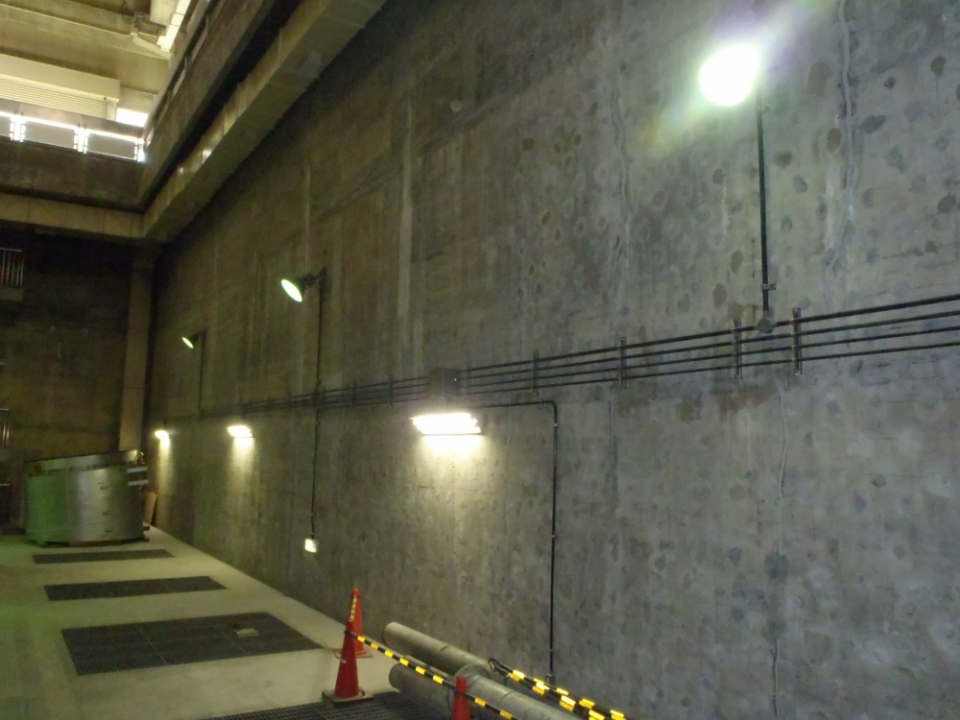 桂川右岸流域下水道 洛西浄化センター建設工事(第1ポンプ棟他耐震補強) 写真3