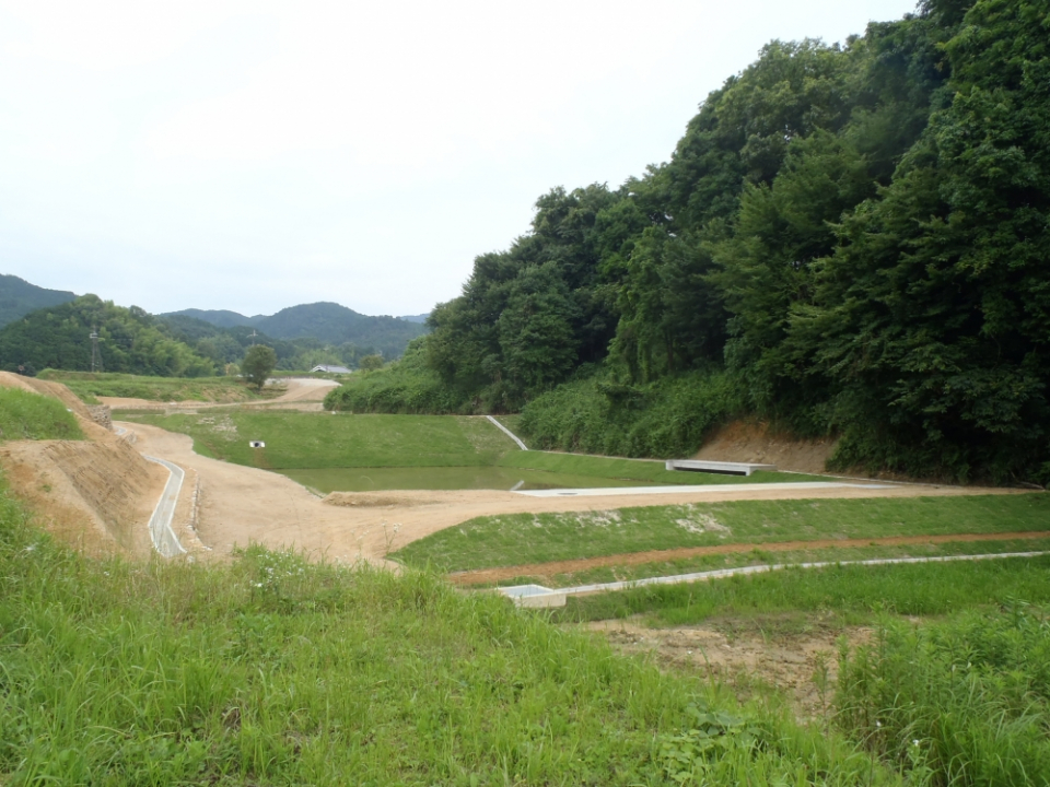 キトラ古墳周辺地区生活体験ゾーン調整池設置工事　写真3