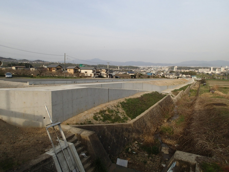 京都第二外環状道路北春日地区進入路整備工事　写真3