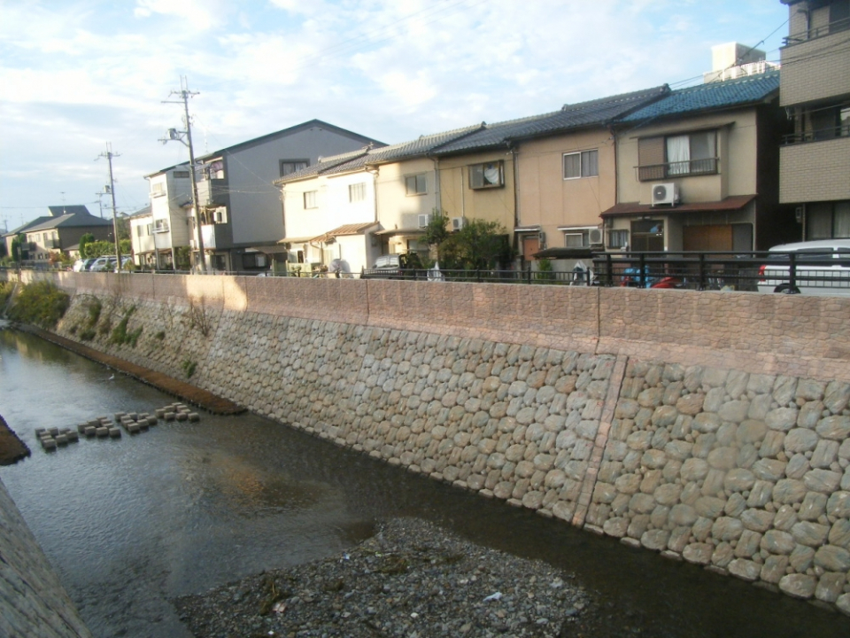 都市基盤河川改修事業 西高瀬川(有栖川工区)改修工事 | 長村組は総合建設業を通じ、京都から社会の発展に貢献する企業です