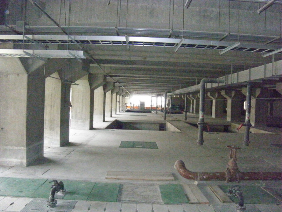 桂川右岸流域下水道 洛西浄化センター建設工事(A系水処理施設土木) 写真4