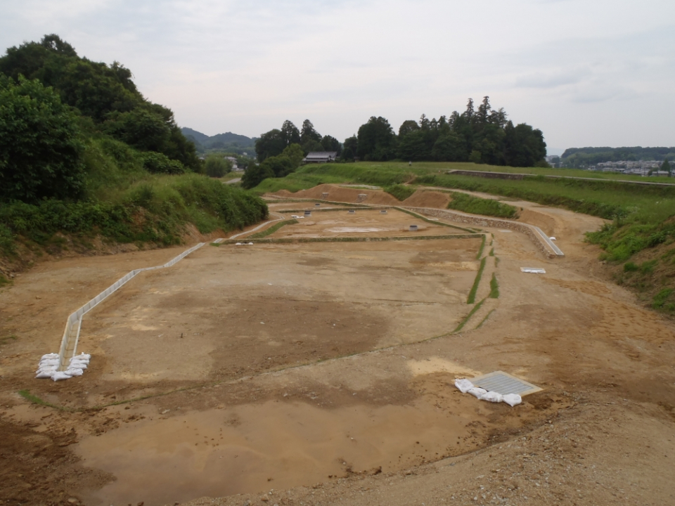 キトラ古墳周辺地区生活体験ゾーン調整池設置工事 写真4