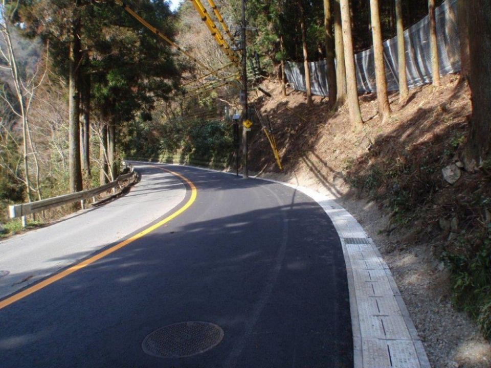 災害防除(国道367号)(その9)工事 写真4