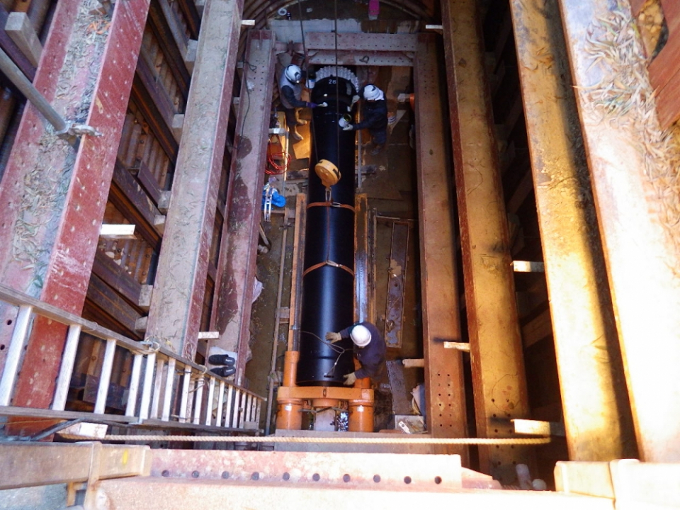 洛西送水用幹線配水管布設替(その1-1)工事 写真4