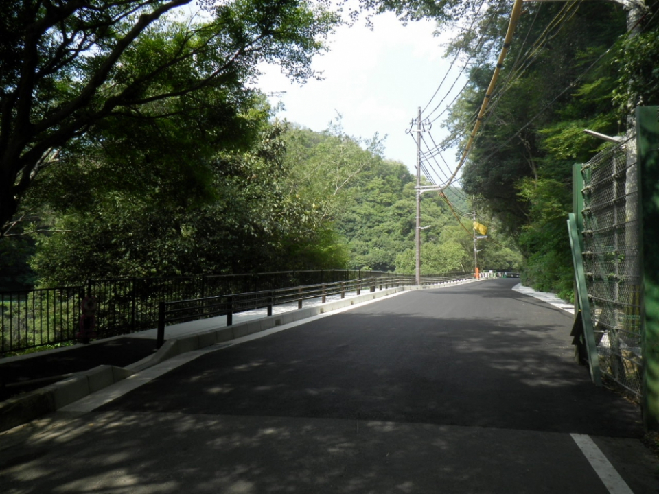 山王仙郷谷線道路拡幅工事 写真4