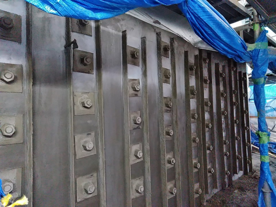 国道161号知内川大橋耐震補強工事 写真4