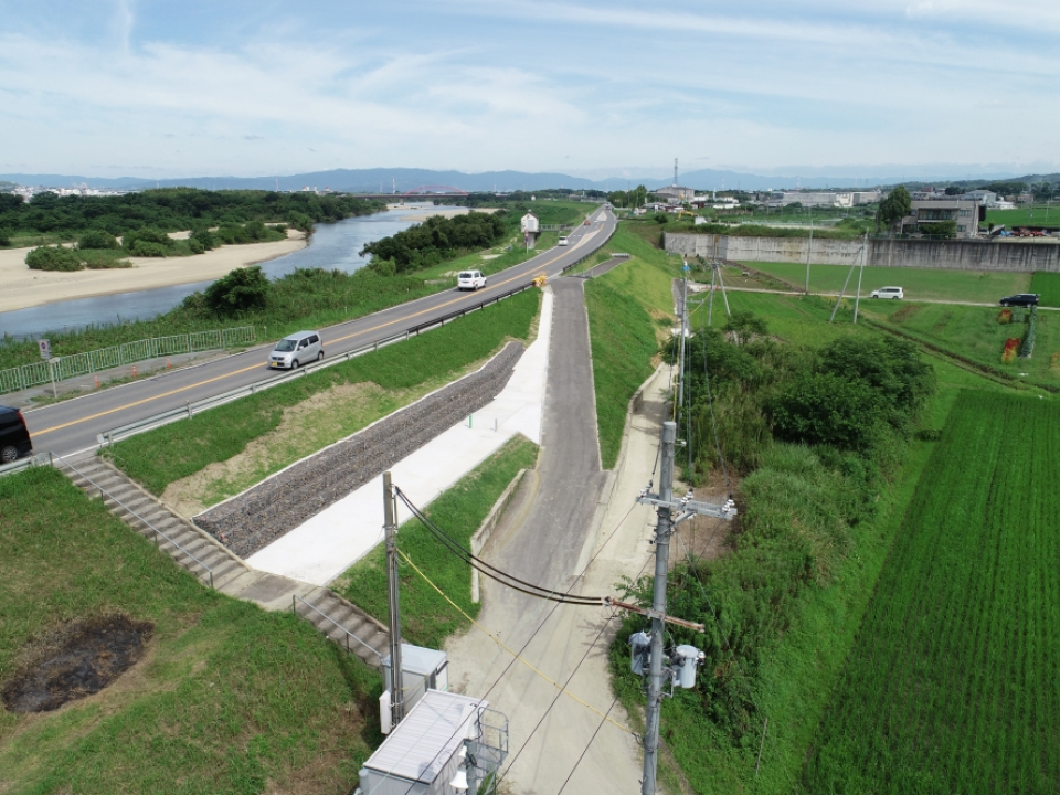 木津川祝園地区法覆護岸他工事　写真5