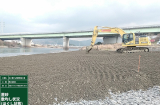 天ヶ瀬ダム堆砂撤去工事 写真5