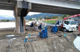 国道161号知内川大橋耐震補強工事 写真6