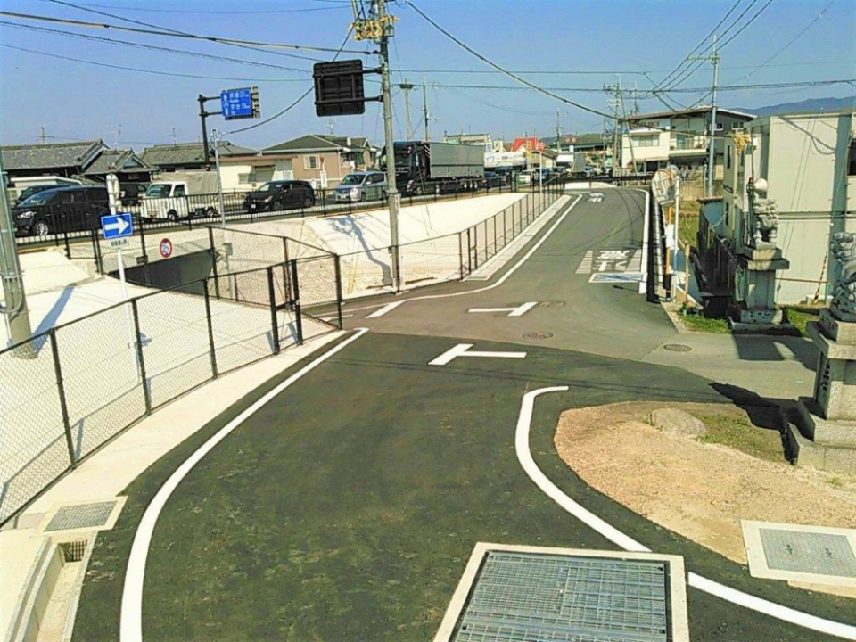 木津東バイパス大谷交差点改良工事 写真7