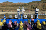 天ヶ瀬ダム堆砂撤去工事 写真7