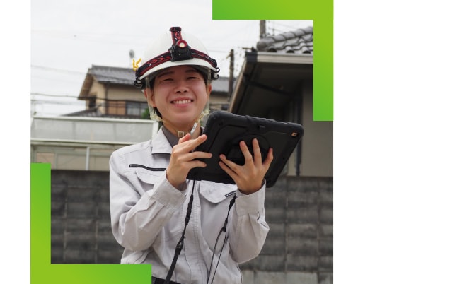 建築部の長澤さん
